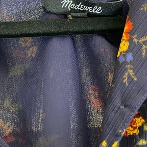 Madewell flutter sleeve dress